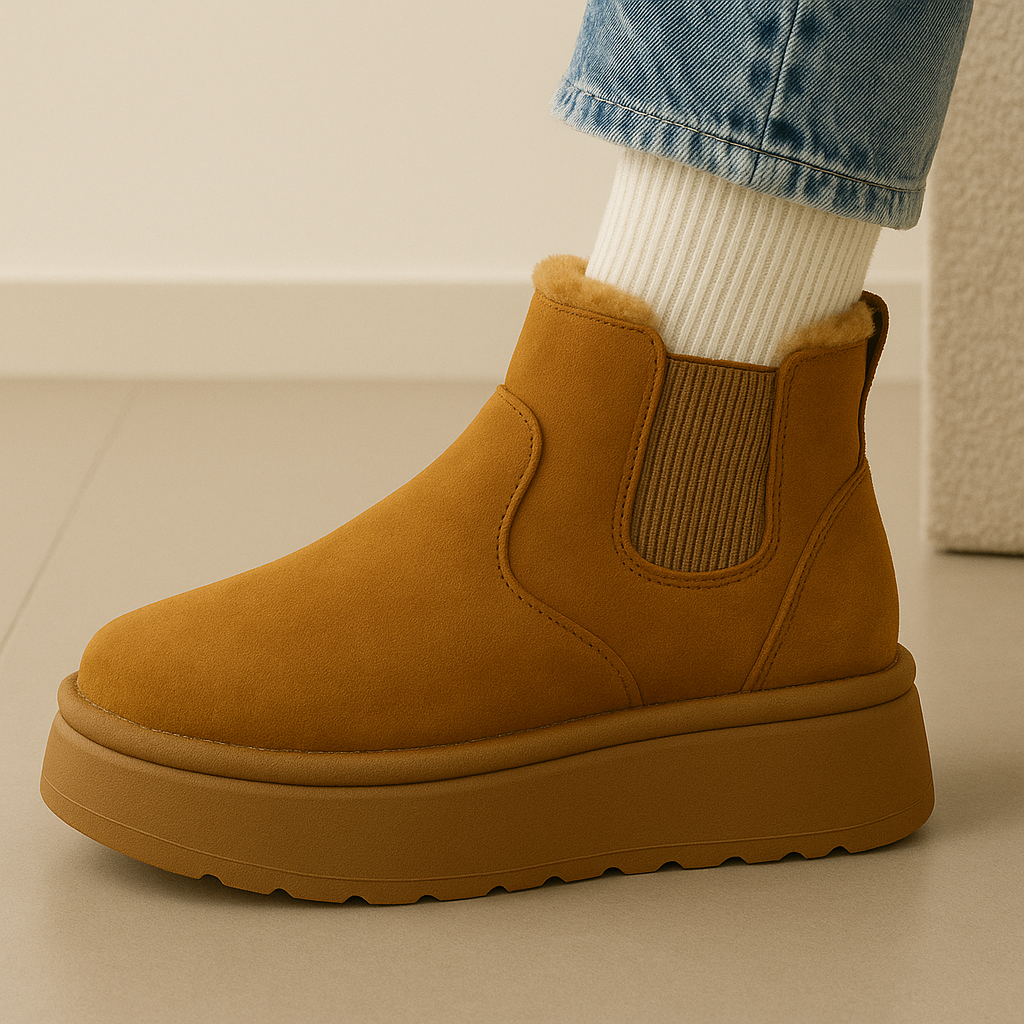 Winterstiefeletten für Damen mit flauschigem Futter - Maivelle