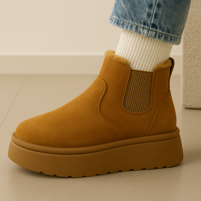 Winterstiefeletten für Damen mit flauschigem Futter - Maivelle