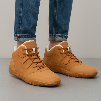 Barfuss für Männer im Winterstil mit flauschiger Innenseite - Draevin