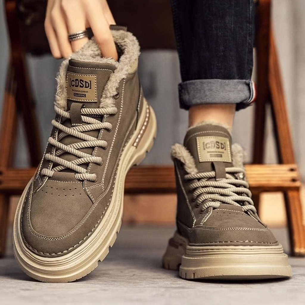 Warme flauschige Innenstiefel für Männer - Jorvik