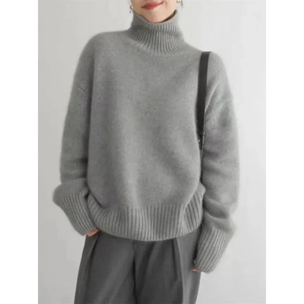 Lyna - Eleganter Rollkragenpullover