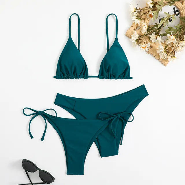 Ocean Chic - Brasilianisches 3-teiliges Push-Up Bikini-Set