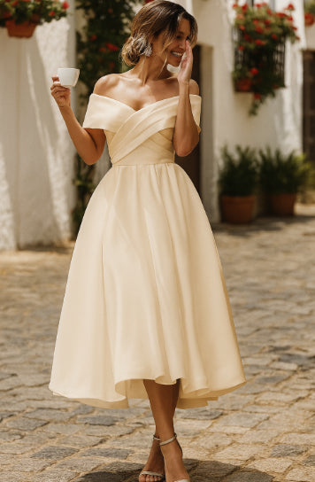 Elegantes Midikleid für Frauen - Elara