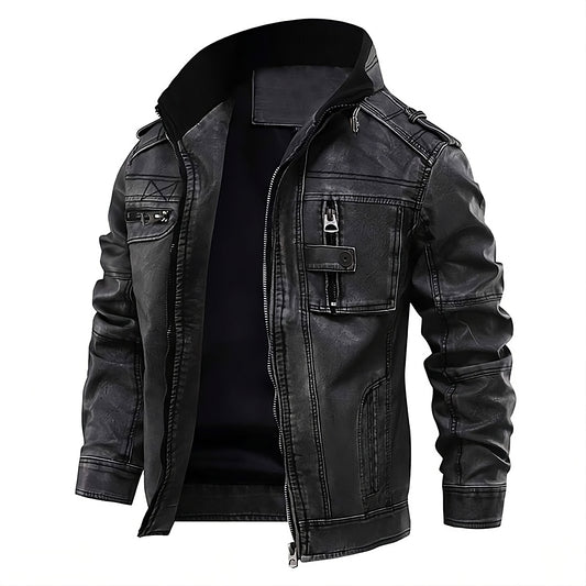 Timon Stone Engine Lederjacke