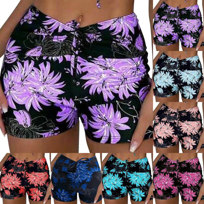 Blumena - Urlaub Short mit Blumenaufdruck