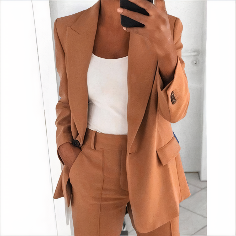 GRETCHEN -  Blazer-Set mit Jacke und Hose