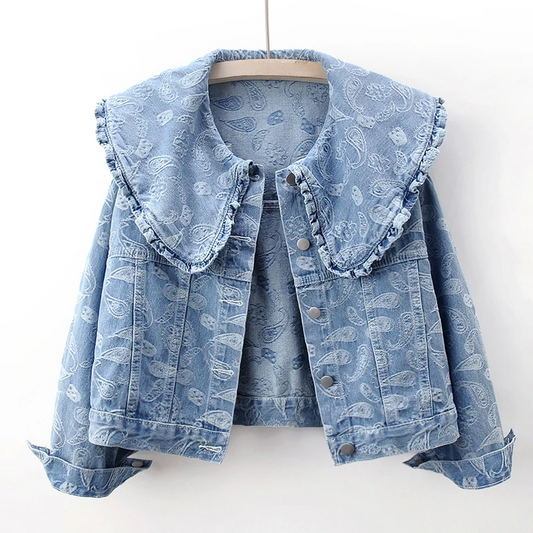 Johana - Jacke mit Revers aus Denim