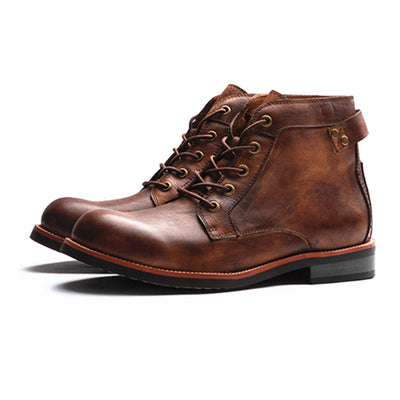 Herren Lederstiefel im Vintage-Stil - Xavi