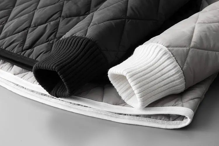 Wattiertes Sweatshirt mit Reißverschluss für Männer - Adam