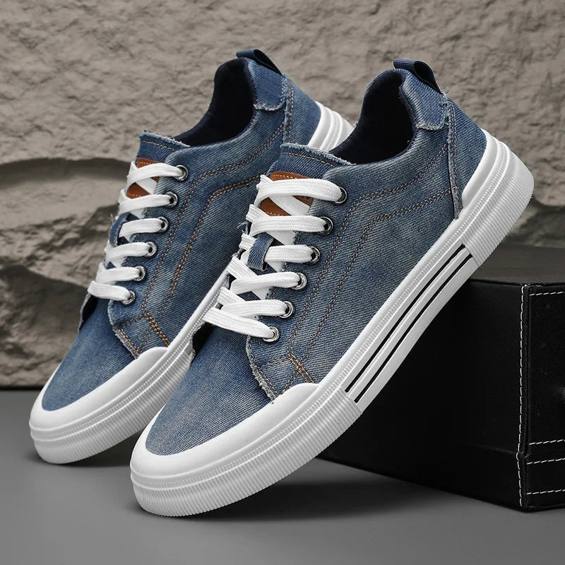 Low-Top Denim-Schuh - Delap