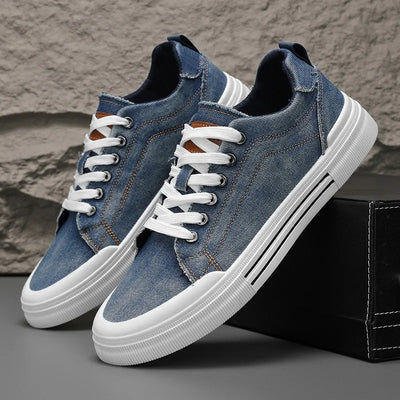 Low-Top Denim-Schuh - Delap