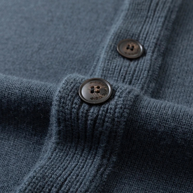 Herrenstrickjacke mit Knöpfen - Elian