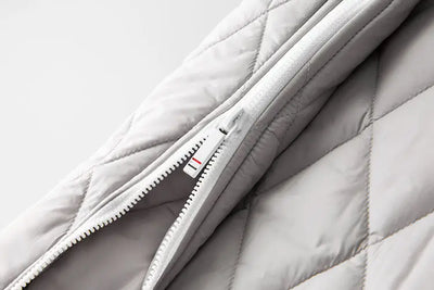 Wattiertes Sweatshirt mit Reißverschluss für Männer - Adam