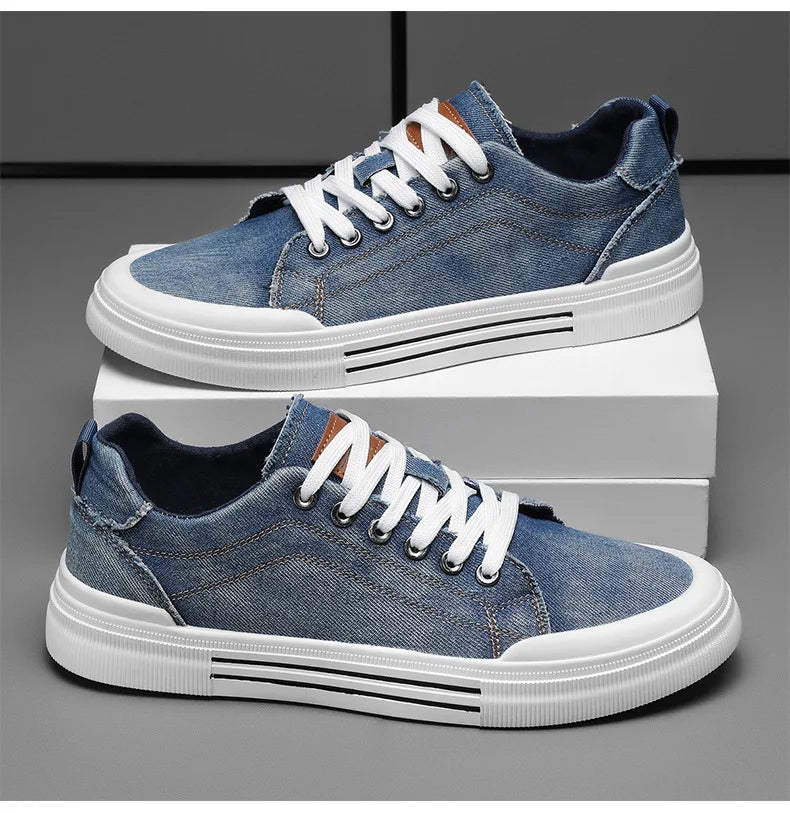 Low-Top Denim-Schuh - Delap