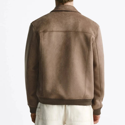 Herrenjacke in Wildlederoptik - Marceau