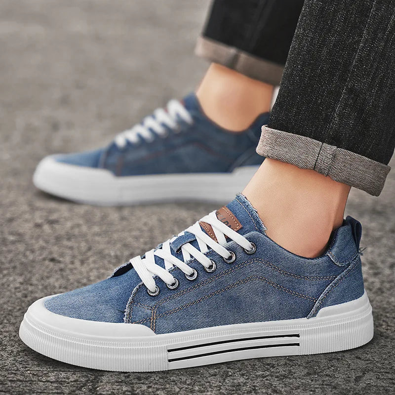 Low-Top Denim-Schuh - Delap