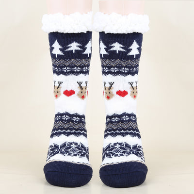 Gemusterte Wintersocken