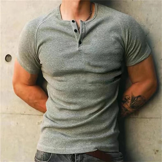 Bryce Fitted Henley T-Shirt