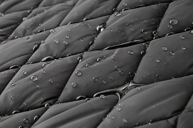 Wattiertes Sweatshirt mit Reißverschluss für Männer - Adam