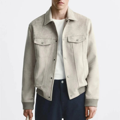 Herrenjacke in Wildlederoptik - Marceau