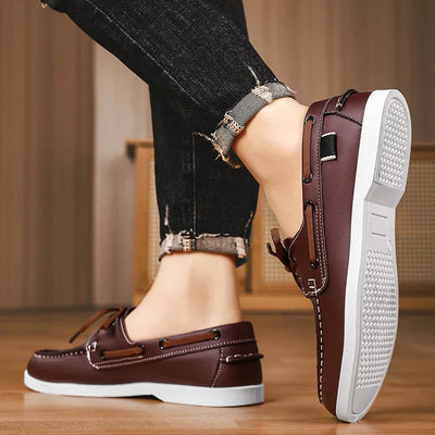 Leder-Boot-Schuh - Leno