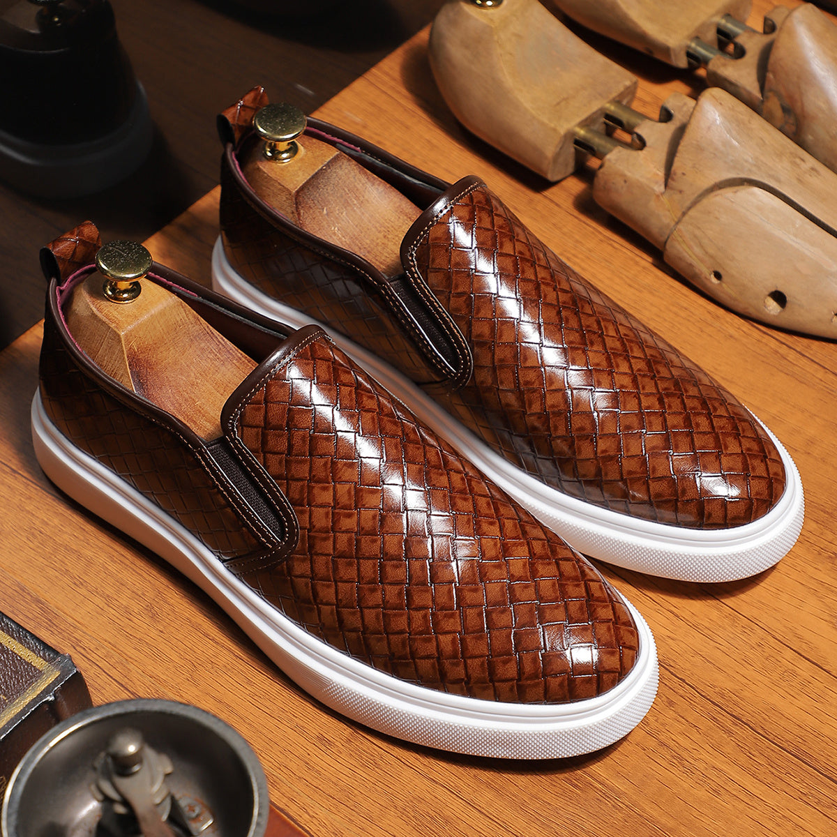 Leder-Gleitschuh - Harry