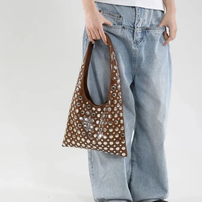 Umhängetasche mit Metalldetails - Mariela