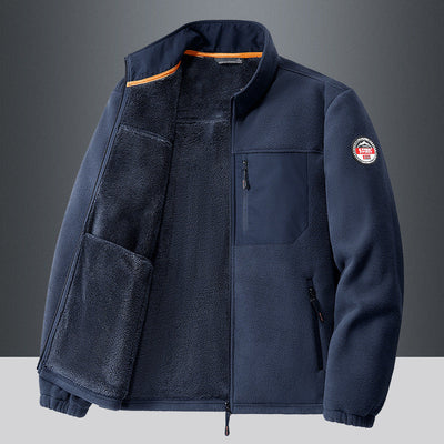 Leichte Herrenjacke mit Fleece-Effekt - Renlo