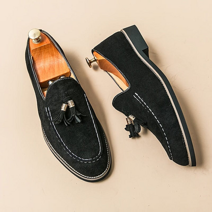 Bellagio Elegante Wildleder Loafer Schuhe mit Quasten