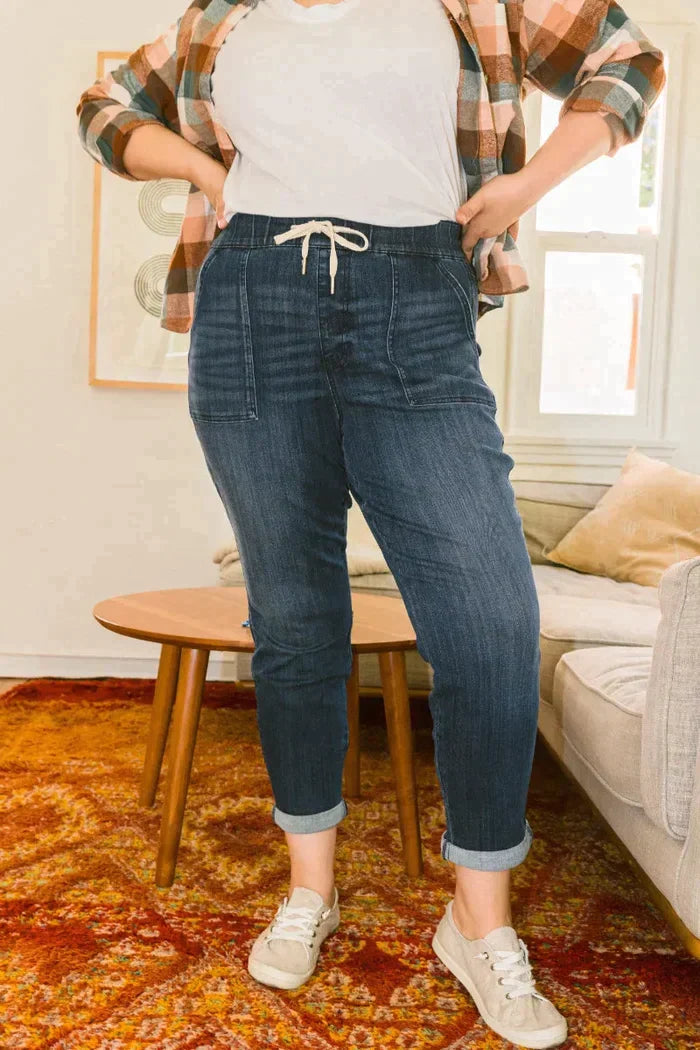 Patricia's - MagicFit Stretchy Denim Joggers