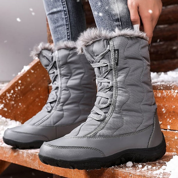 Damen-Schneestiefel mit Steppeffekt - Ylvina
