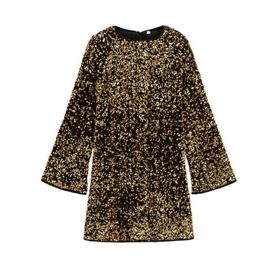 Locker geschnittenes Paillettenkleid für Frauen - Aeryn