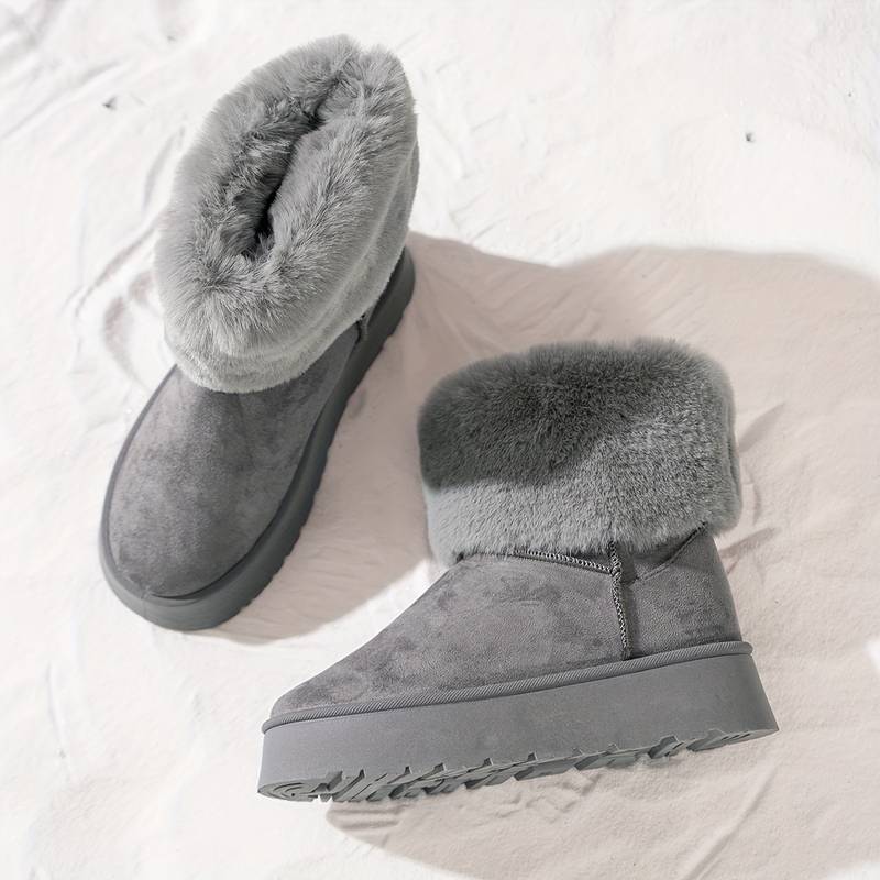 Plüsch Schneestiefeletten für Frauen