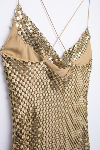 Paillettenkleid für Frauen mit leichter Drapierung - Mirelan