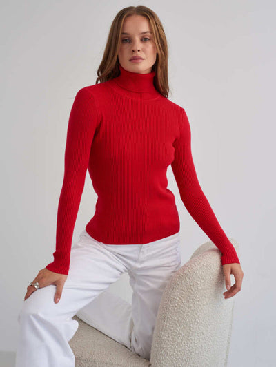 Damen-Rollkragenpullover - Itzel