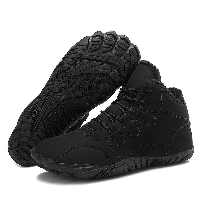 Barfuss für Männer im Winterstil mit flauschiger Innenseite - Draevin