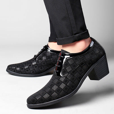 Herrenschuhe Blockabsatz Spitz - Enric