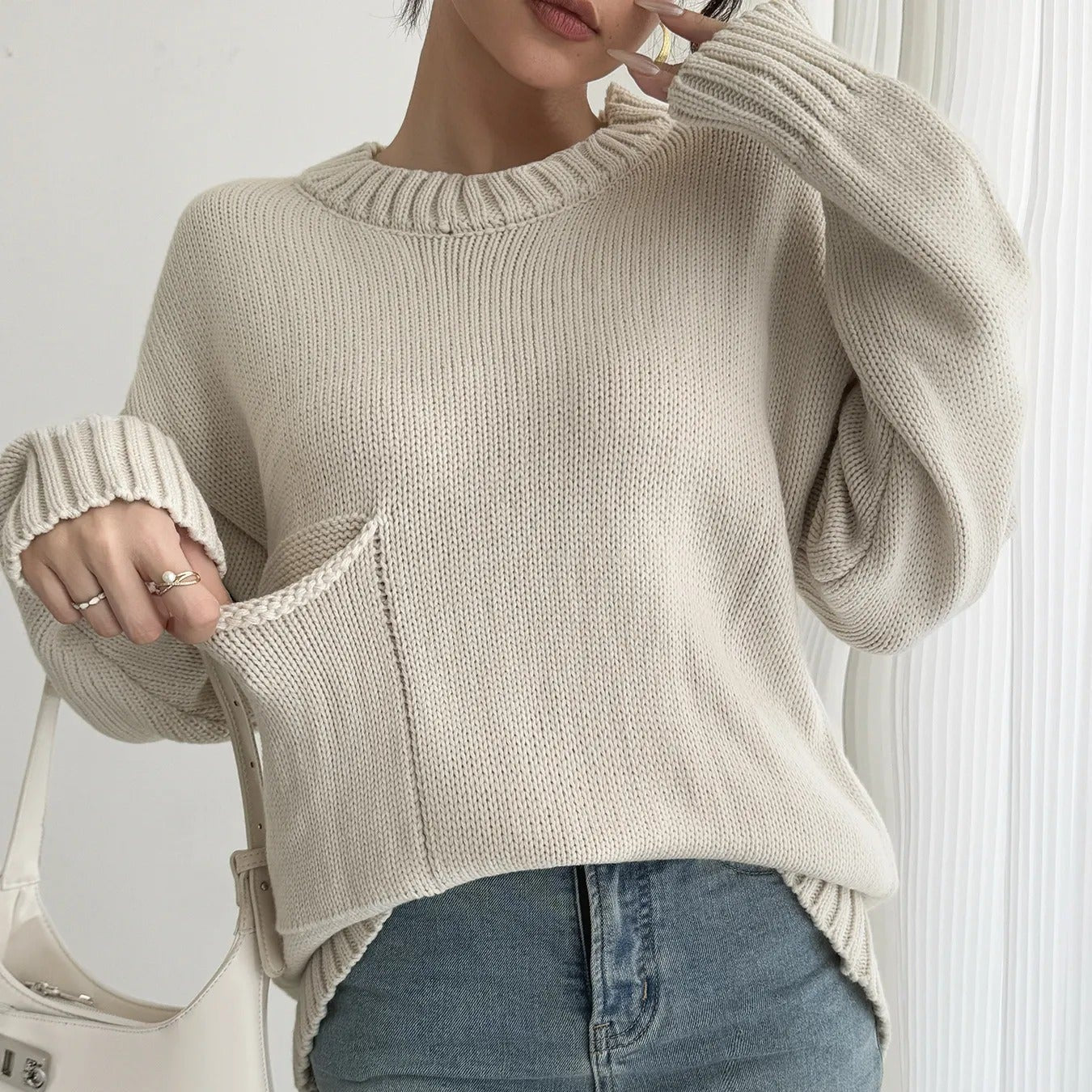 Oversize-Strickpullover für Frauen - Pereira