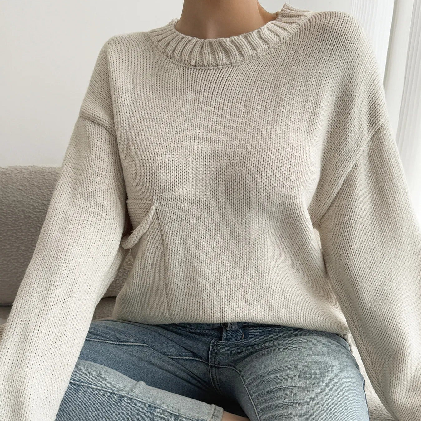 Oversize-Strickpullover für Frauen - Pereira