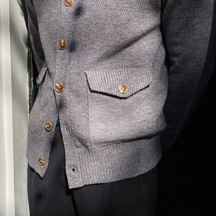 Rollkragenpullover aus Grobstrick - Moose