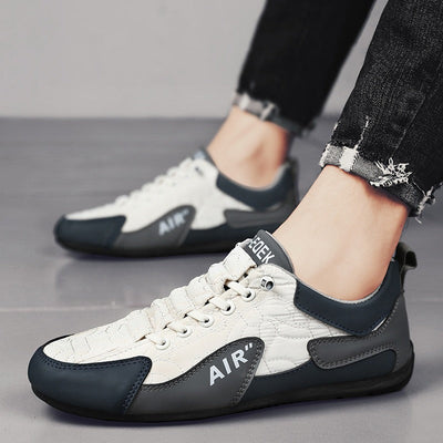 Herren-Turnschuhe mit kontrastierenden Details und flexibler Sohle - Bastien