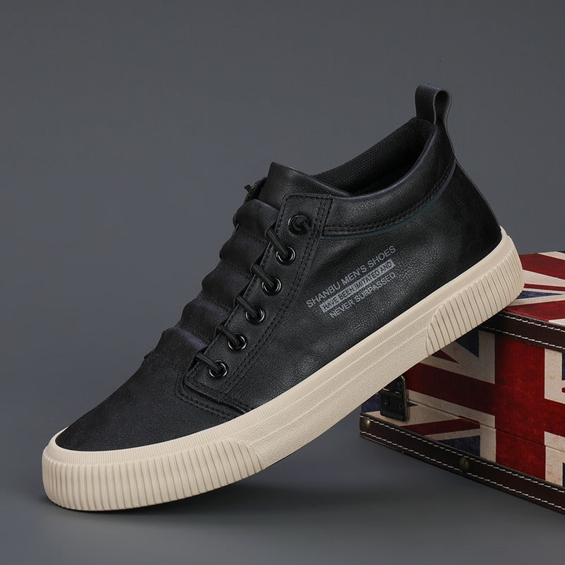 Elegante Herren-Turnschuhe mit Schnürsenkeln - Augusto