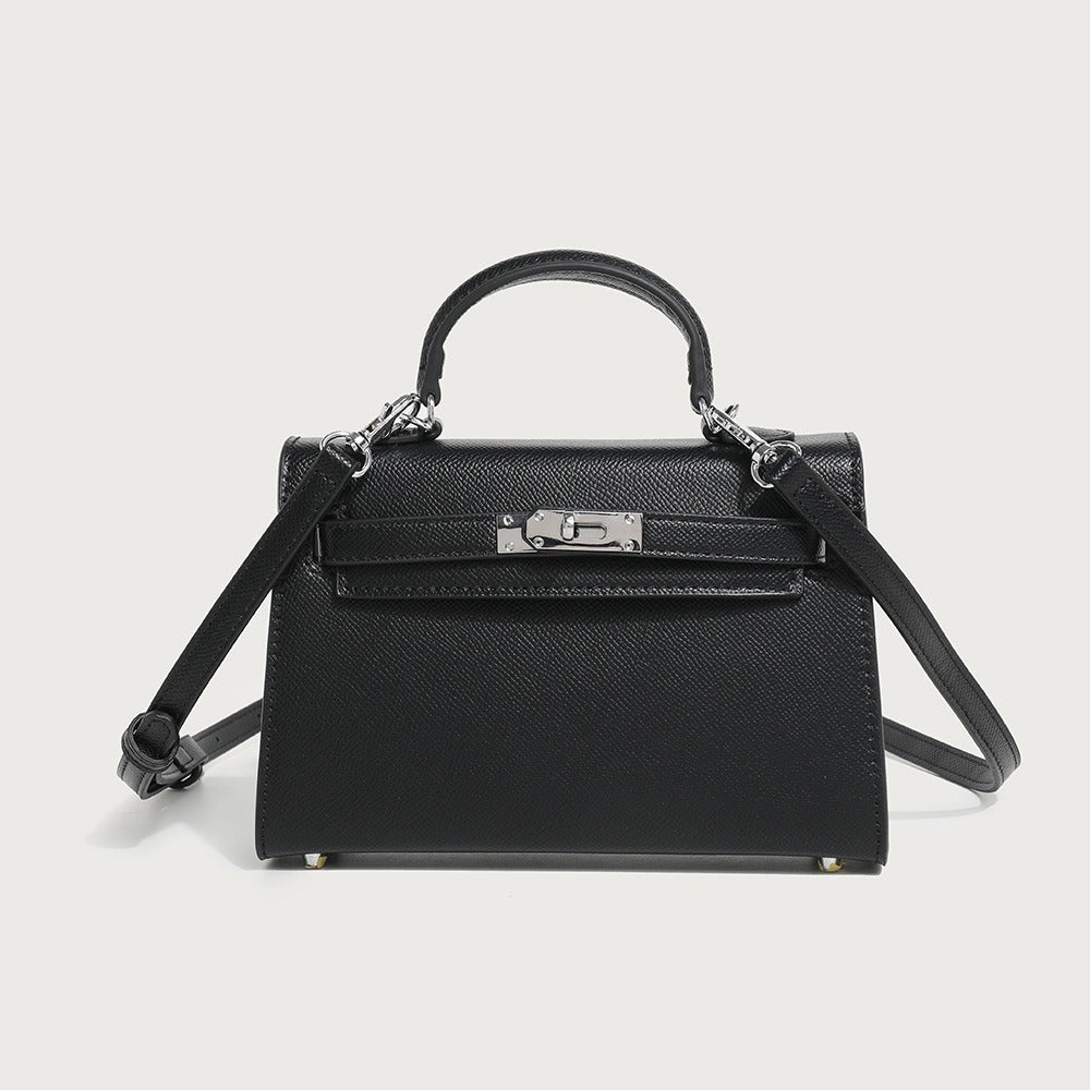 Elegante Umhängetasche aus veganem Leder - Elina