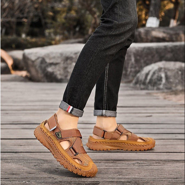 Herren-Sandalen mit atmungsaktivem Mesh-Sport-Stil - Martín