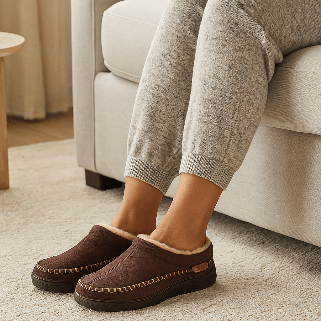 Klassische Plüsch-Hausschuhe für Männer - Renhal