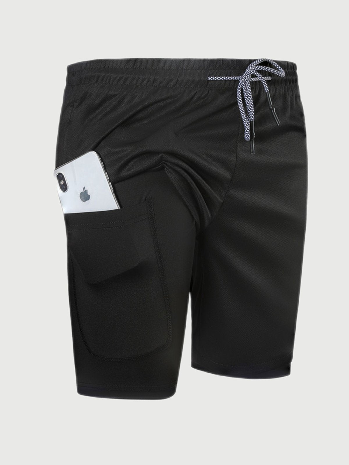 SportFit - 2 in 1 Mesh Shorts mit Innenfutter