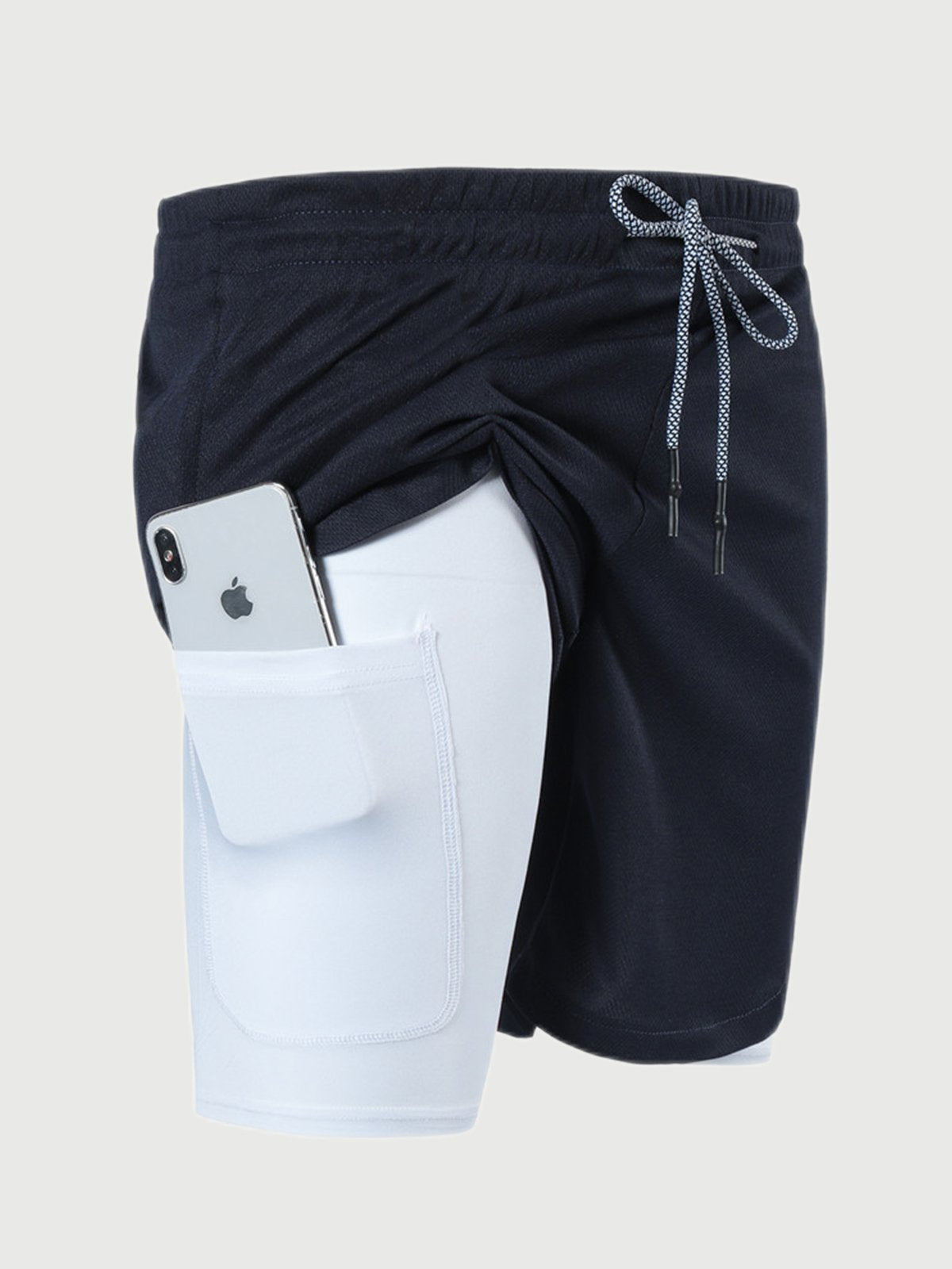 SportFit - 2 in 1 Mesh Shorts mit Innenfutter