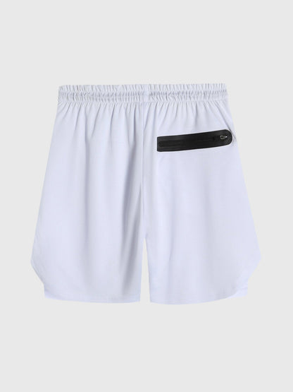 SportFit - 2 in 1 Mesh Shorts mit Innenfutter