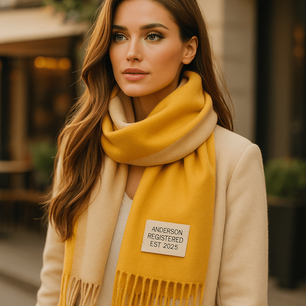 Käännettävä Pashmina - huivi Elena – Tyylikäs ja Pehmeä - EmiyoSuomi - Huivit