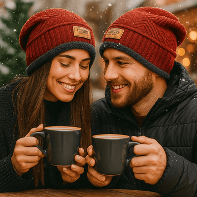 Unisex Beanie mit Doppelmantel-Effekt - Taelion
